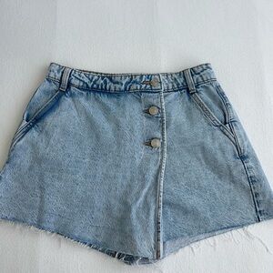 Zara Light Blue Jean Shorts